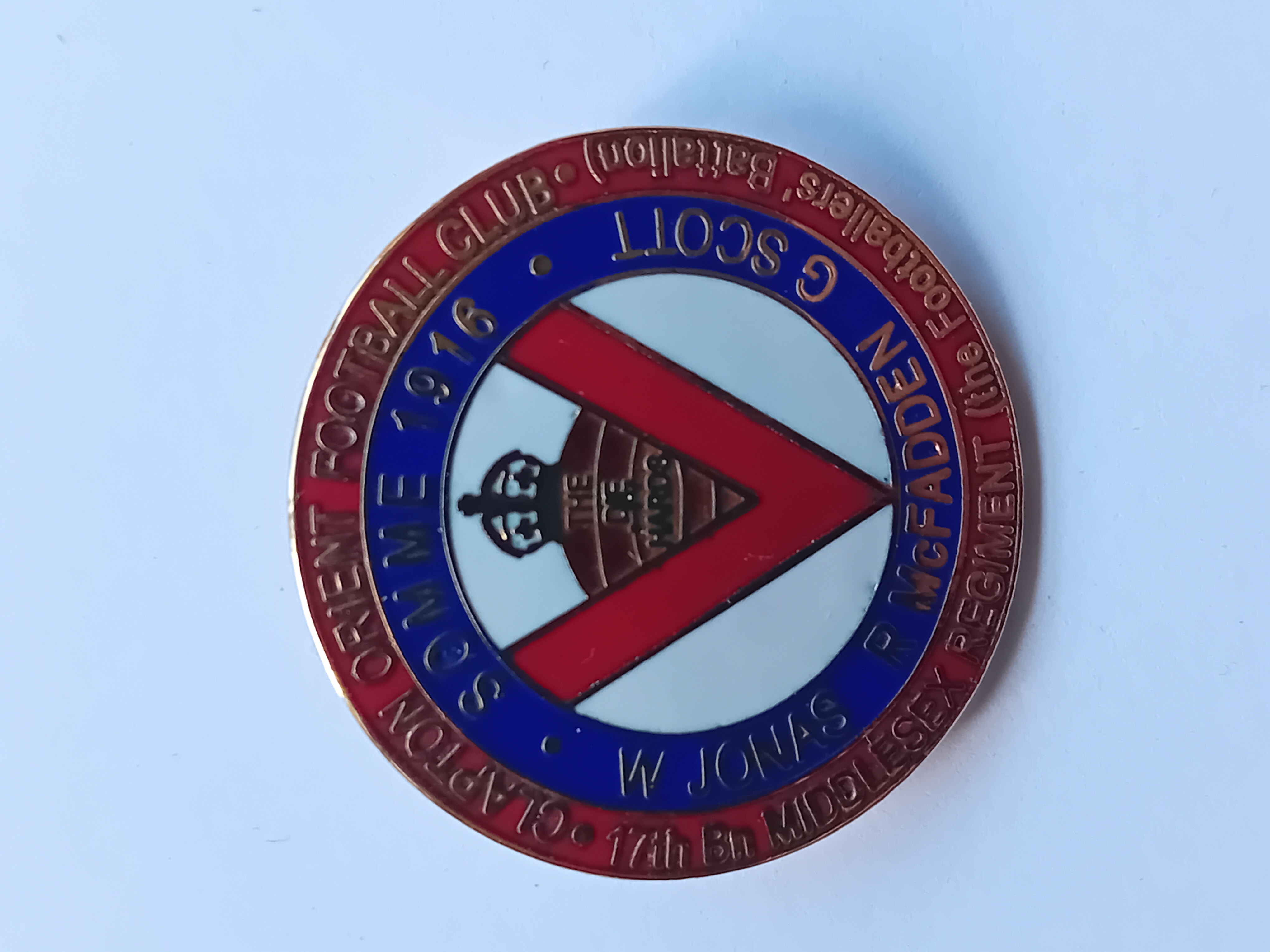 O's Somme Badge