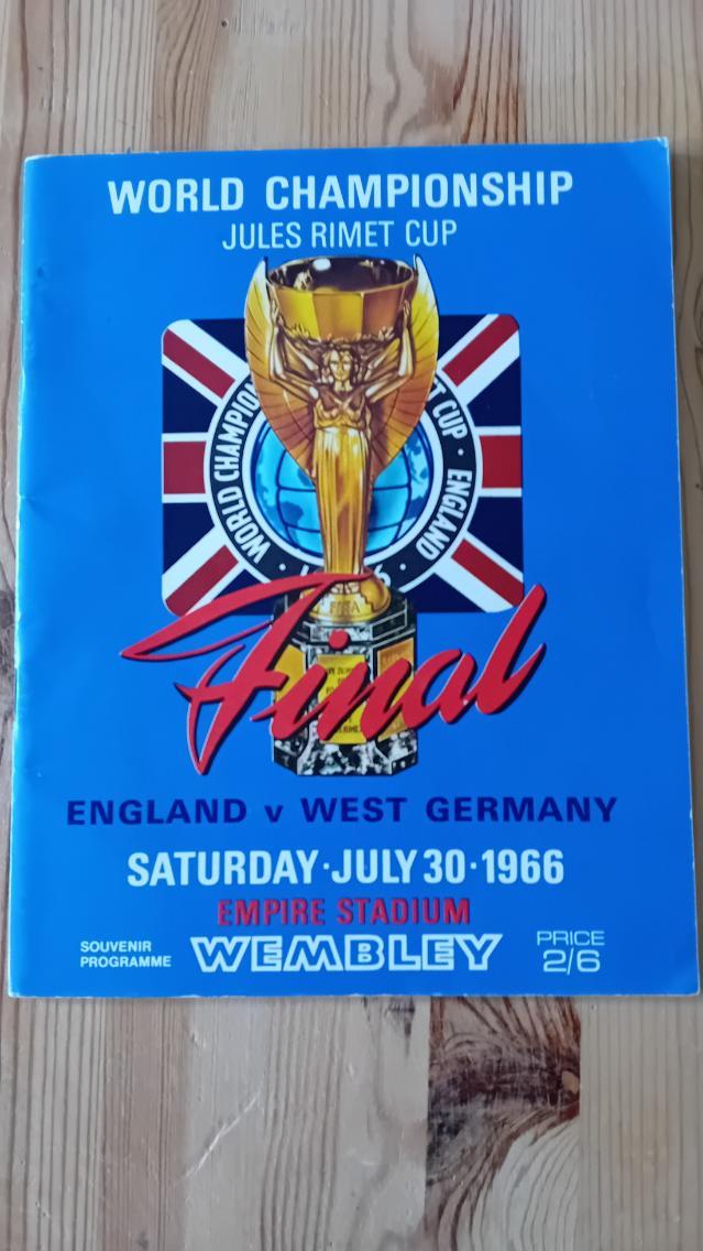 1966 World Cup Final Programme Cover