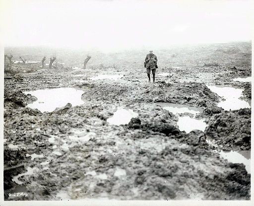 The Battlefield of Passchendaele in 1917
