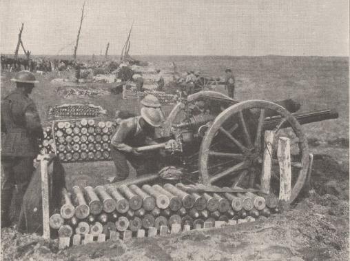 Australian Battery, Ypres,  1917