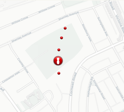 Bomb Trajectory Map
