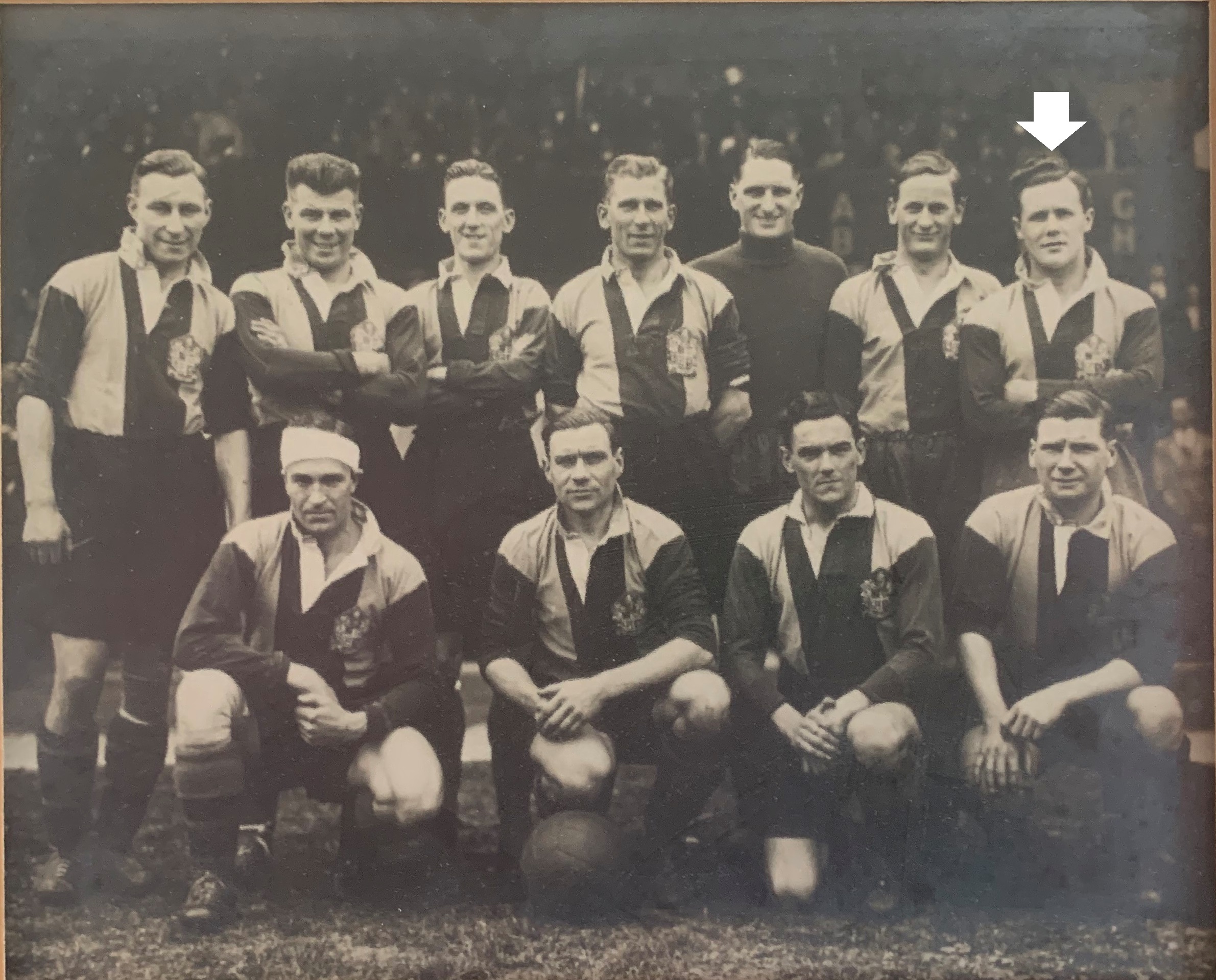 DHFC 1st XI with Bert Humphreys highlighted