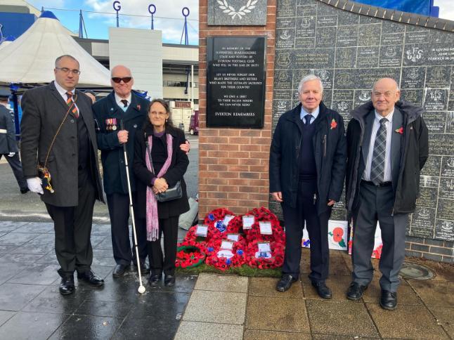 Everton FC Heritage Society Remembrance 2023