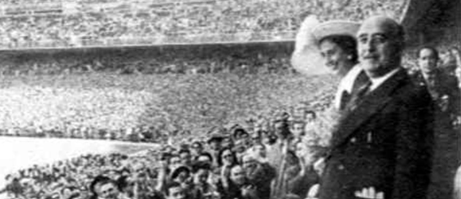 Franco Before A Real Madrid Match