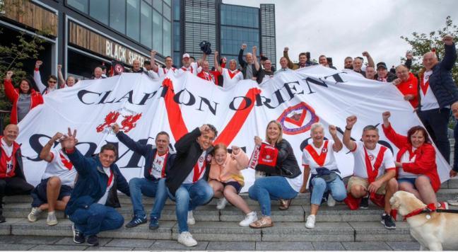 Leyton Orient Fans Before The Match