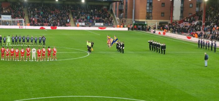 The Last Post and the Minute's Silence - Leyton Orient