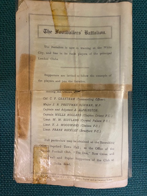 1915 Recruitment Rally Programme - Number 3