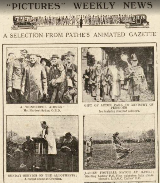 Ladies Football Match at Ilford