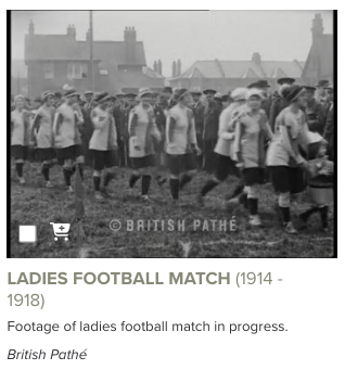 Ladies Football Match: 1914-1918