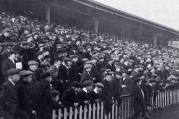 The Crowd at Larrett's First Huddersfield Town Game