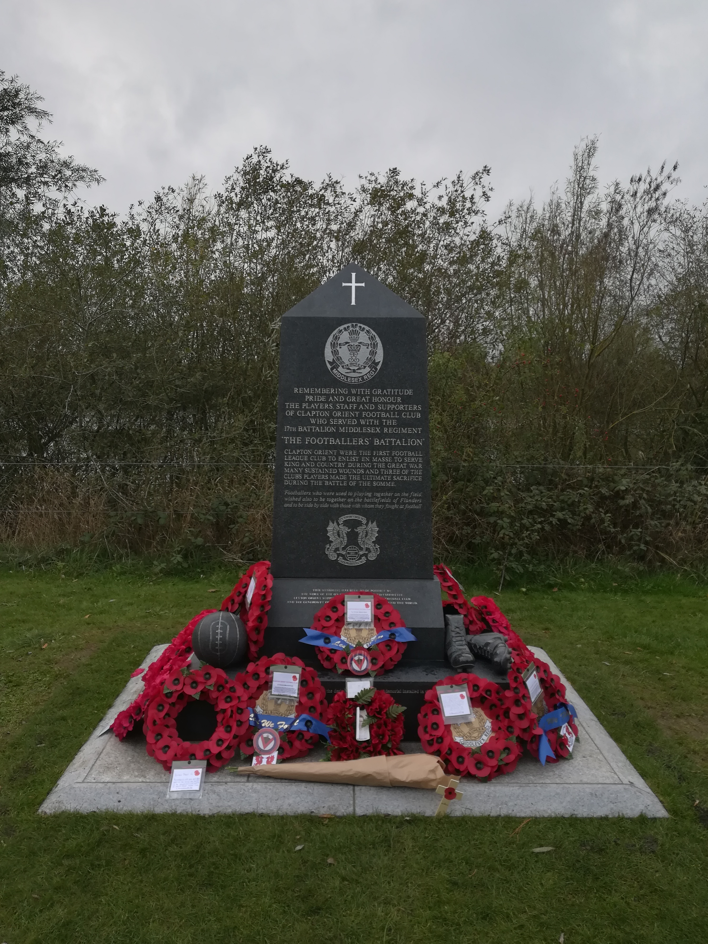 Leyton Orient Memorial - National Memorial Arboretum