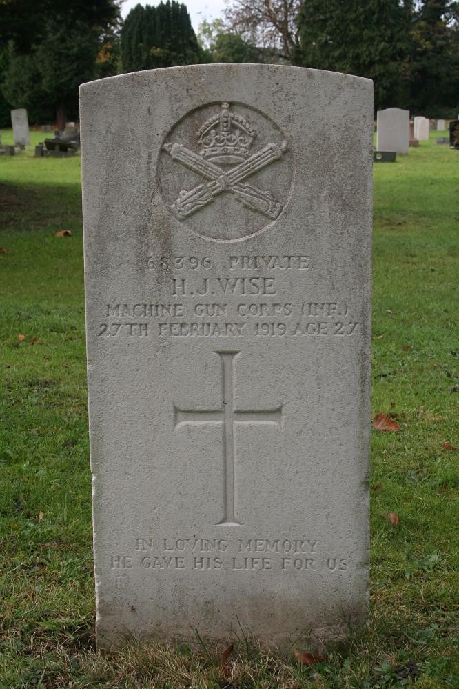 Horace James Wise Headstone