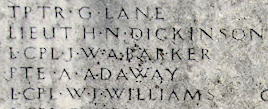 Albert Adaway - Burnham War Memorial
