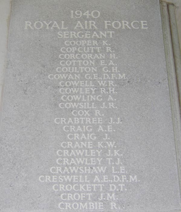 Lawrence Crawshaw - Runnymede Memorial
