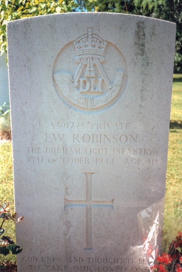 Jesse William Robinson - Headstone