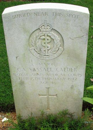 Clarence Calder Headstone