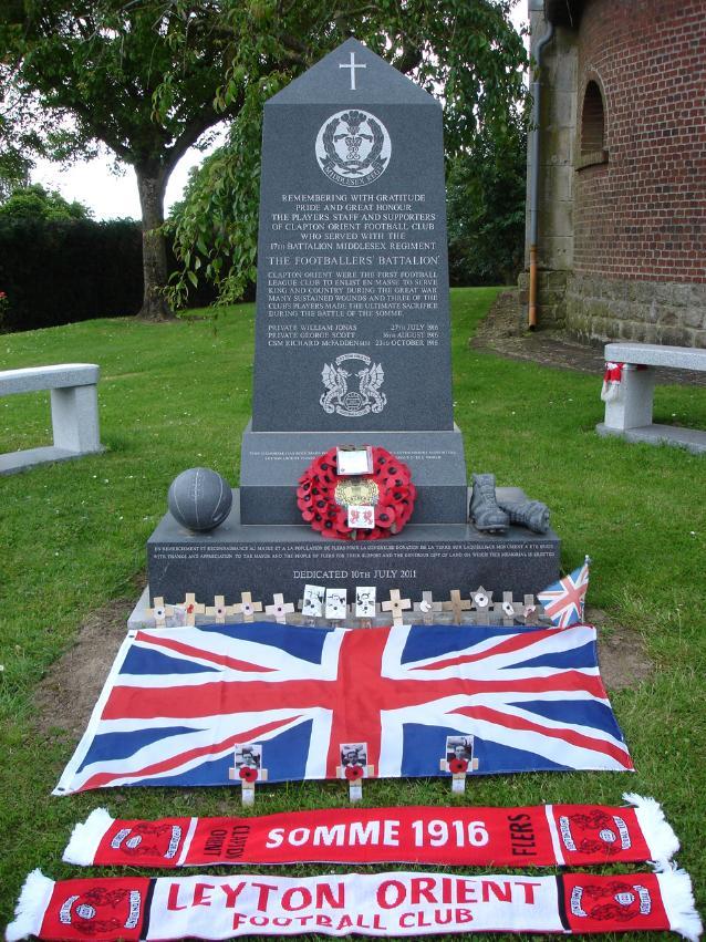 O's Somme Memorial in Flers