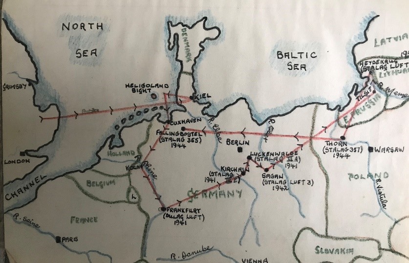 POW Camp Site Map