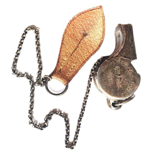 Referee's Whistle for the 1931 Army Challenge Cup Final