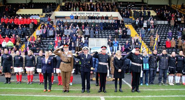Womens Game of Remembrance at Notts County in November 2018