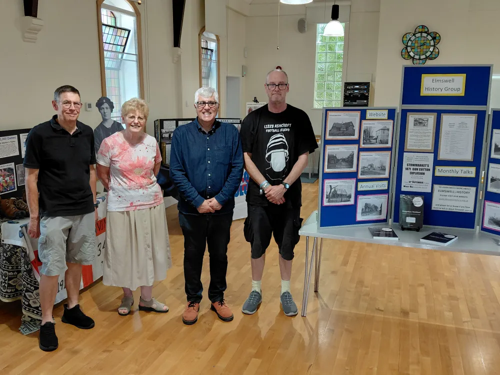 Elmswell History Group Committee Members, Author and Steve Bolton