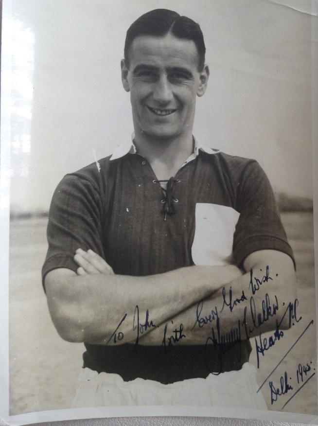 Signed photograph of Tommy Walker