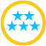 Awarded QS Stars