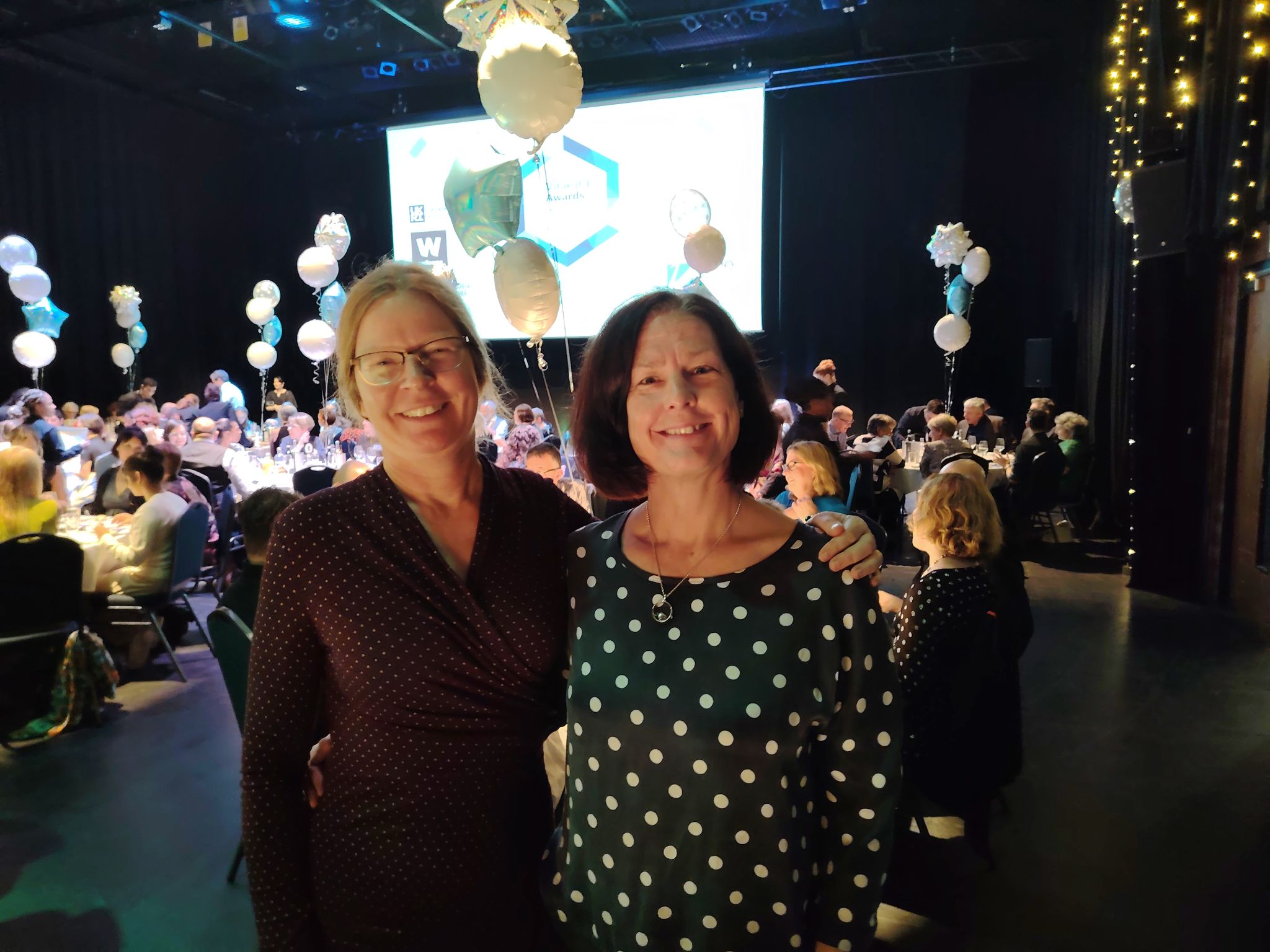Dr. Jenni Jones and Prof. Tracey Devonport at Vitae Impact, Culture and Engagement (ICE) Awards